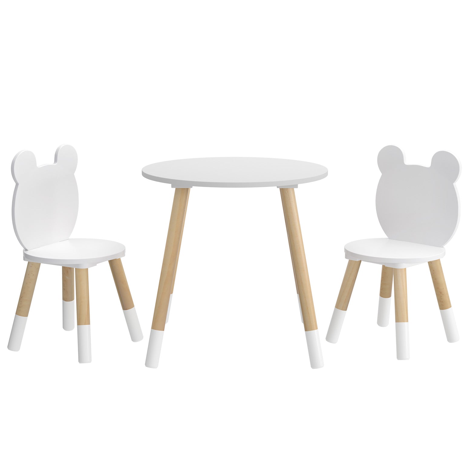 Keezi 3 Piece Kids Table and Chairs Set Activity Playing Study Children Desk-Baby & Kids > Kid&