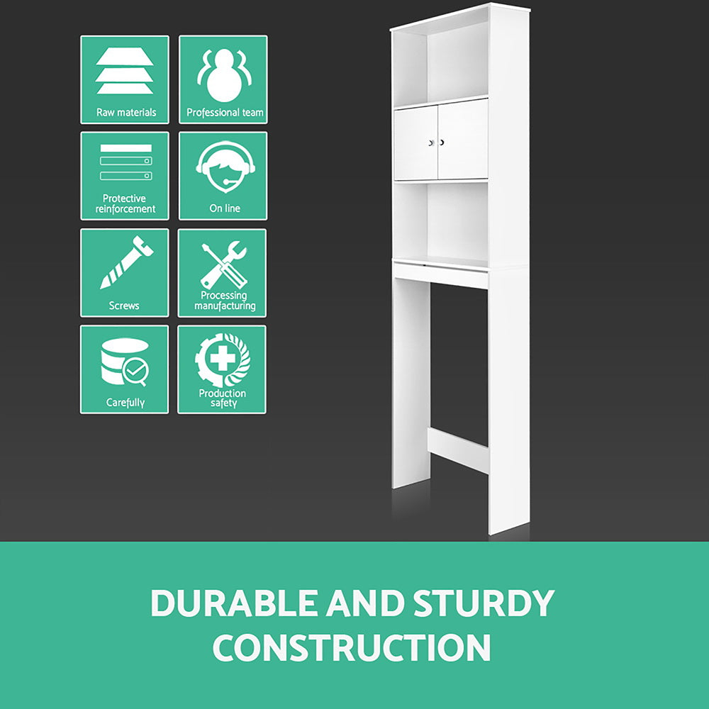 Artiss Bathroom Storage Cabinet - White-Bathroom Storage-PEROZ Accessories
