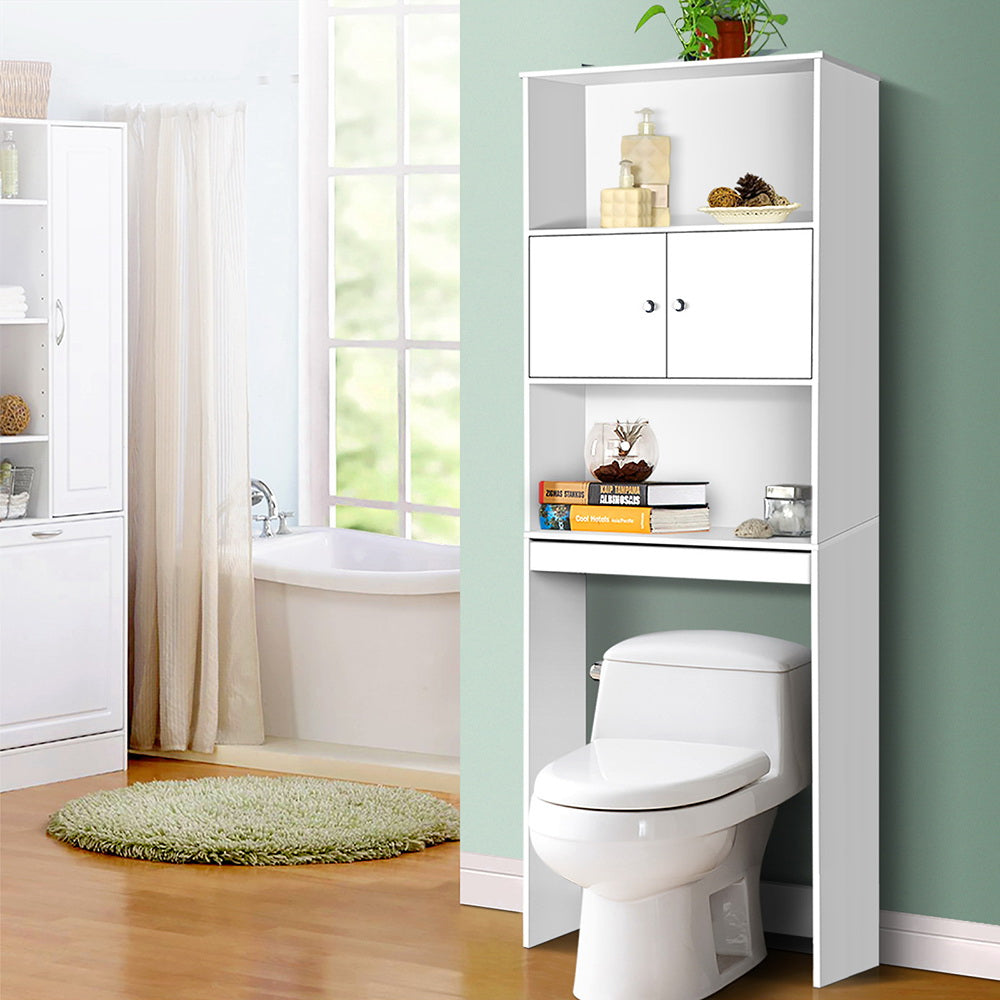Artiss Bathroom Storage Cabinet - White-Bathroom Storage-PEROZ Accessories