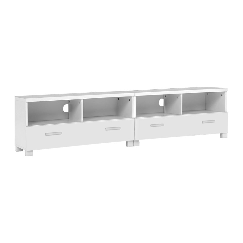 Artiss TV Stand Entertainment Unit with Drawers - White-Entertainment Units-PEROZ Accessories