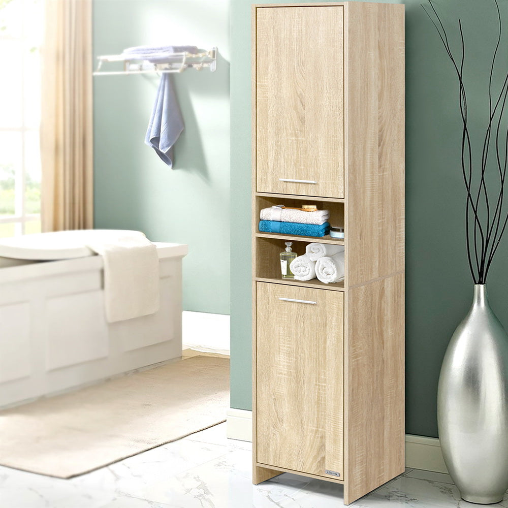 Artiss Bathroom Cabinet Storage 185cm Wooden-Bathroom Storage-PEROZ Accessories