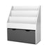 Keezi 3 Tiers Kids Bookshelf Magazine Rack Children Bookcase Organiser Storage-Bookcases & Shelves-PEROZ Accessories