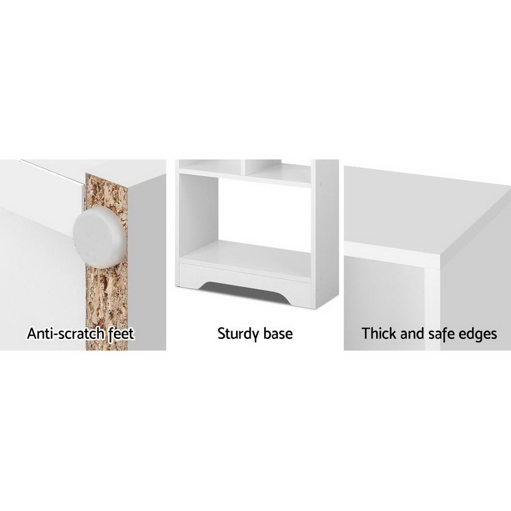 Artiss Bookshelf 6 Tiers - ANA White-Bookcases & Shelves-PEROZ Accessories