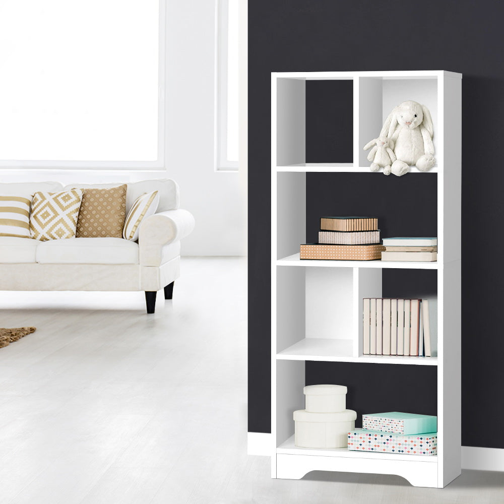 Artiss Bookshelf 6 Tiers - ANA White-Bookcases & Shelves-PEROZ Accessories