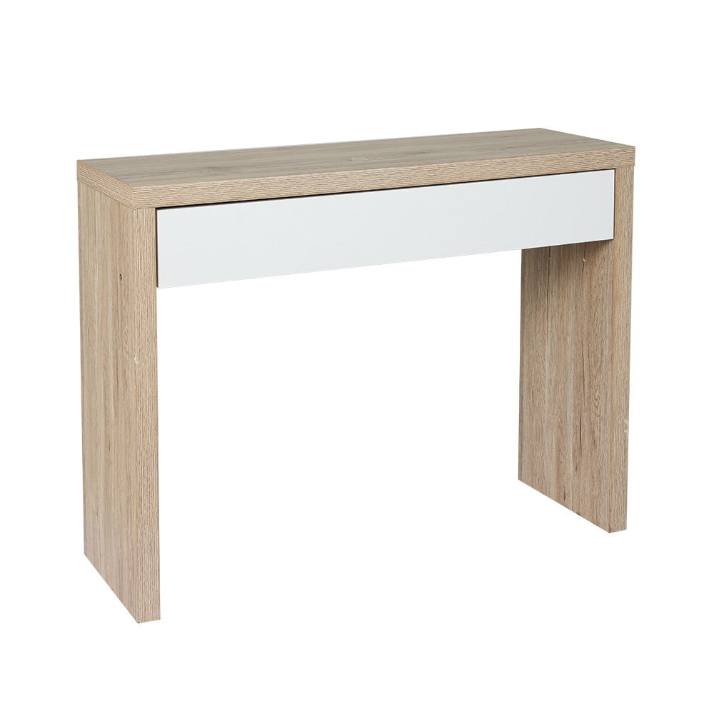 Artiss Console Table Storage Drawer Jory White Pine-Console Tables-PEROZ Accessories