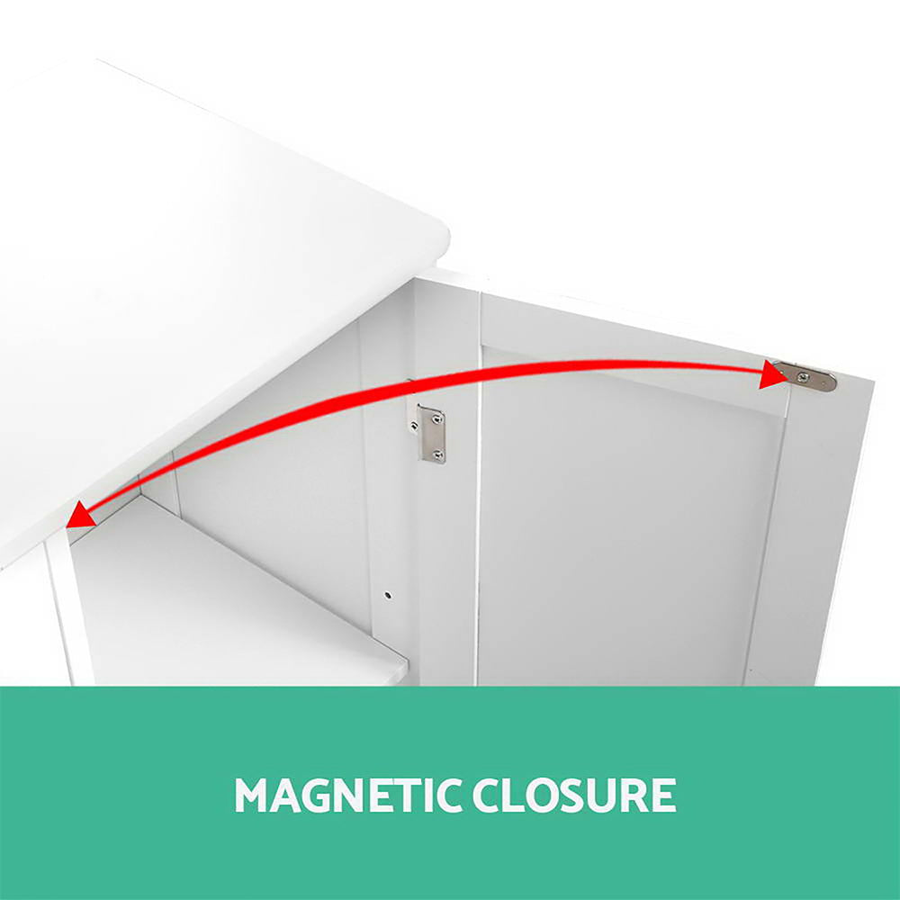 Artiss Bathroom Cabinet Storage Drawers White-Bathroom Storage-PEROZ Accessories