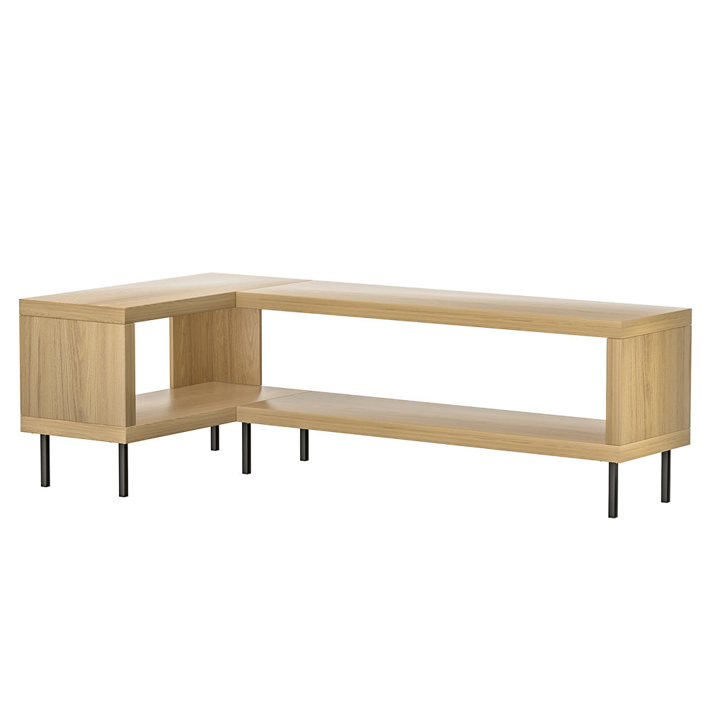 Artiss Entertainment Unit Corner TV Cabinet Storage Shelf Bevis-Furniture > Living Room-PEROZ Accessories