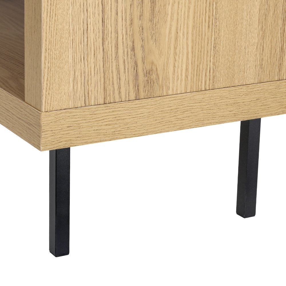 Artiss Entertainment Unit Corner TV Cabinet Storage Shelf Bevis-Furniture > Living Room-PEROZ Accessories