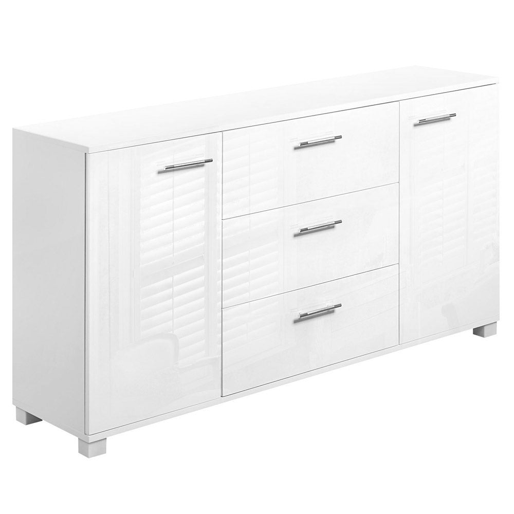 Artiss Buffet Sideboard High Gloss - White-Furniture > Living Room-PEROZ Accessories