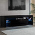 Artiss Entertainment Unit TV Cabinet LED 130cm Black Elo-Entertainment Units-PEROZ Accessories