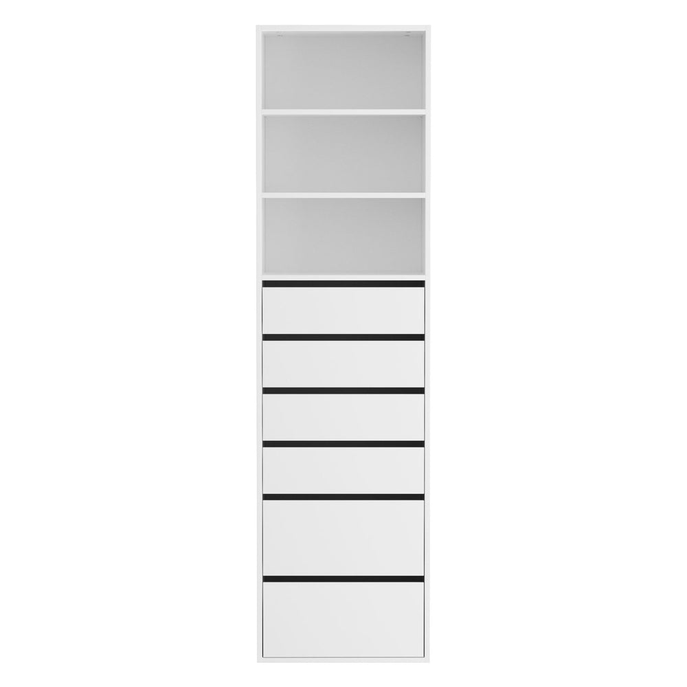 Artiss 6 Chest of Drawers Tallboy Cabinet White-Furniture > Bedroom > Dressers-PEROZ Accessories