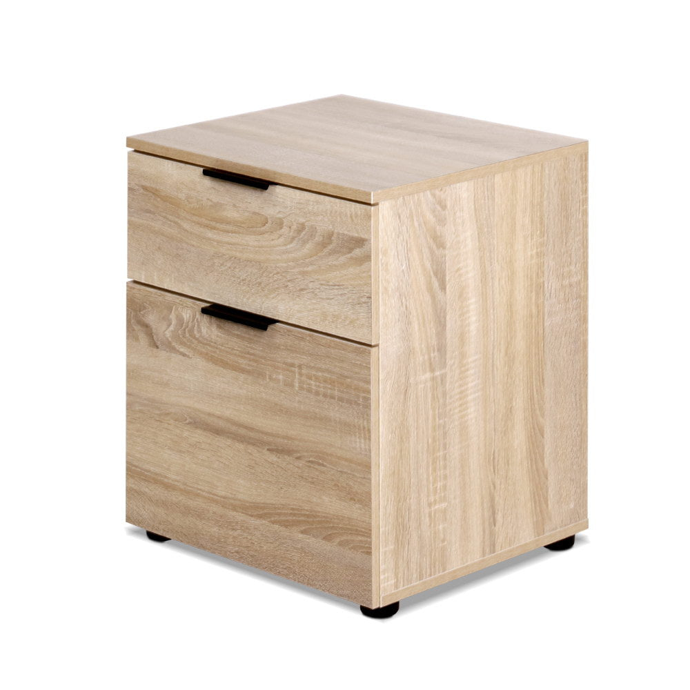 Artiss Filing Cabinet 2 Drawer Office Storage Organiser-Furniture > Office-PEROZ Accessories
