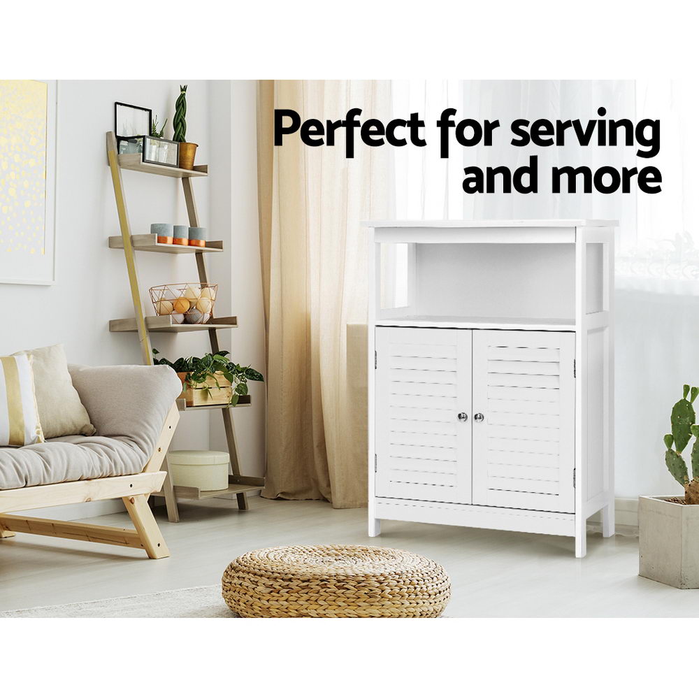 Artiss Buffet Sideboard - IVOR White-Storage Cabinet-PEROZ Accessories