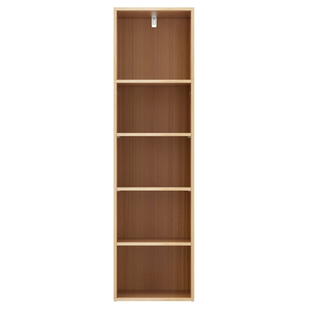 Artiss Bookshelf 5 Tiers MILO Pine-Furniture > Living Room-PEROZ Accessories