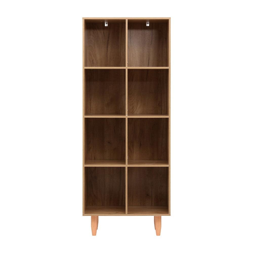 Artiss Bookshelf Bookcase 4 Tiers LEOR Walnut-Furniture > Office-PEROZ Accessories