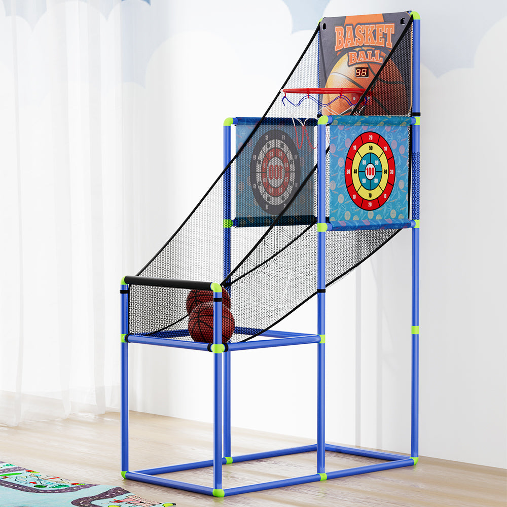 Arcade Basketball Games Electronic Scorer Basketball Hoop Shot Kid Indoor Toy-Gift & Novelty > Games-PEROZ Accessories