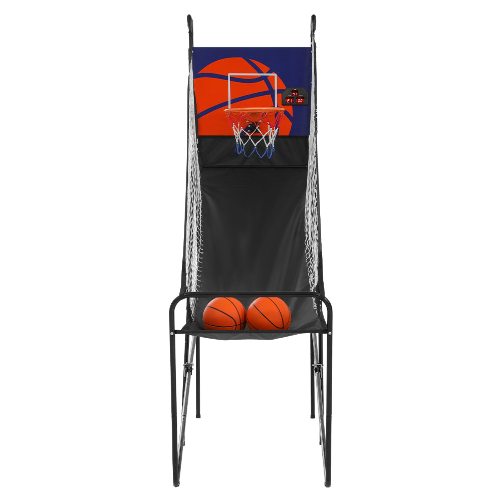 Arcade Basketball Game Hoop LED Electronic Scorer Single Shot Indoor Kid Adult-Gift & Novelty > Games-PEROZ Accessories