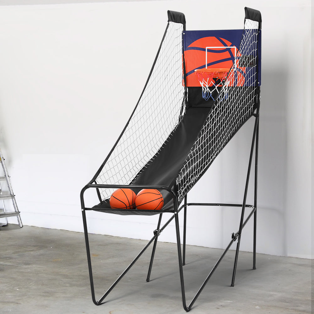 Arcade Basketball Game Hoop LED Electronic Scorer Single Shot Indoor Kid Adult-Gift & Novelty > Games-PEROZ Accessories