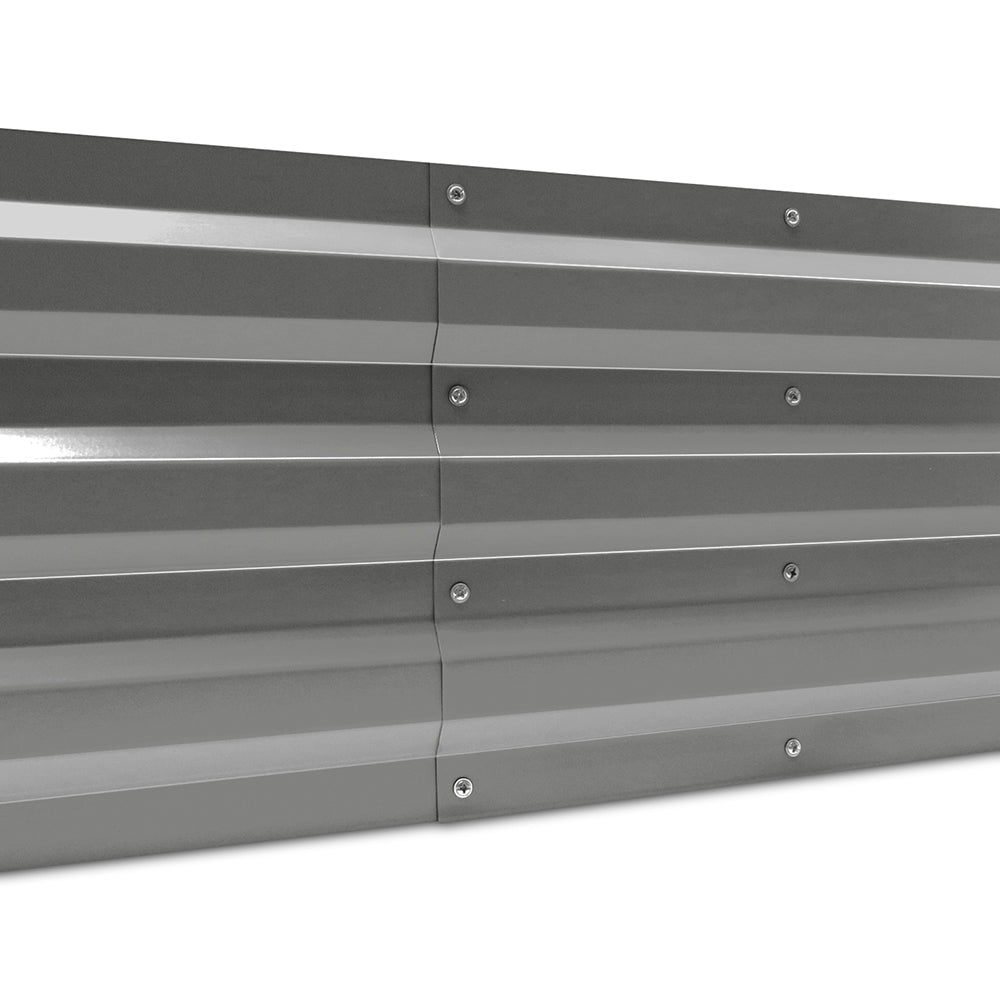 Green Fingers Garden Bed 150x90cm Planter Box Raised Container Galvanised Steel-Home & Garden > Garden Beds-PEROZ Accessories