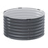 Green Fingers Garden Bed 90X45cm Round Latches Planter Box Raised Galvanised Herb-Home & Garden > Garden Beds-PEROZ Accessories