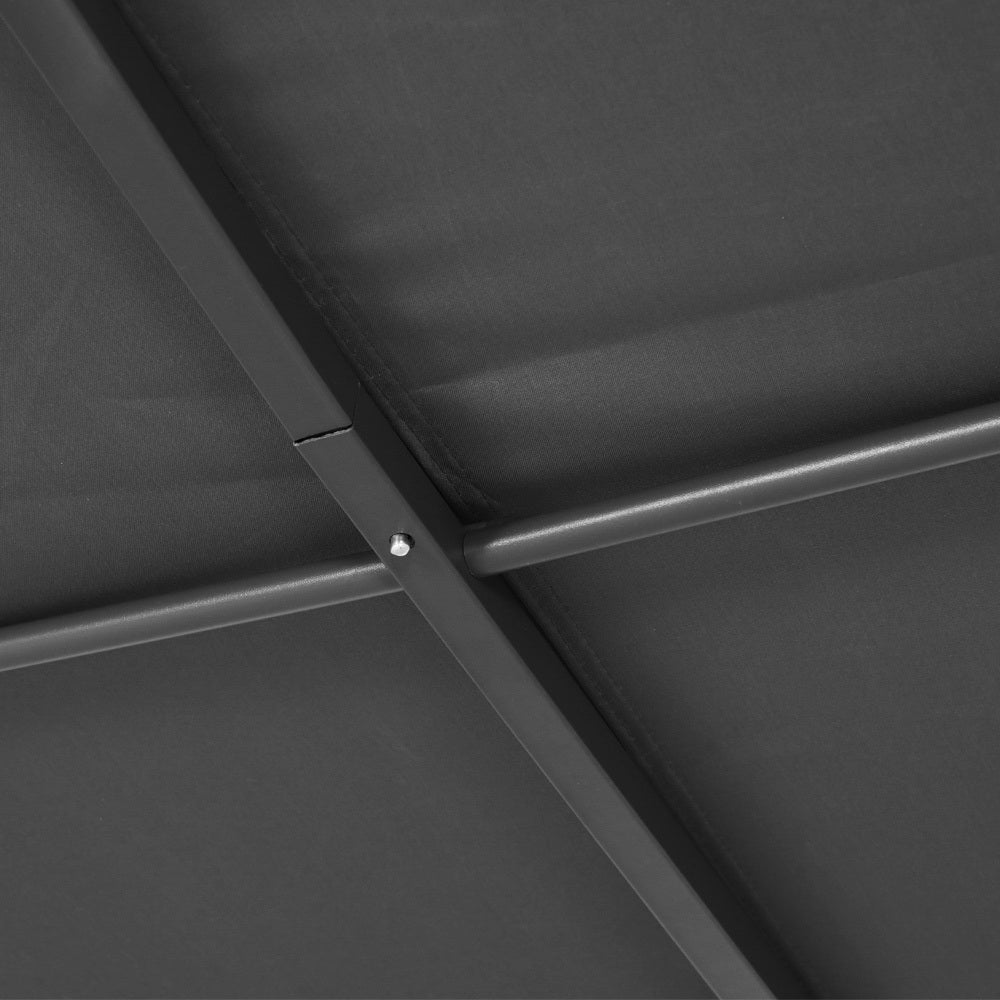 Instahut Gazebo Marquee 3m Outdoor Event Wedding Tent Camping Party Shade Iron Art Canopy Grey-Home & Garden > Shading-PEROZ Accessories