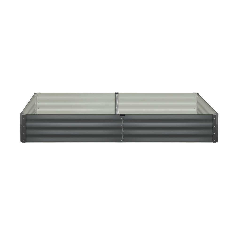 Livsip 210 x 90 x 30cm Garden Bed Galvanised Steel Raised Garden Bed 4pcs-Garden Beds-PEROZ Accessories