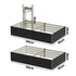 Livsip 2x Garden Bed 290x90x30cm Planter Stand Box Galvanise-Garden Bed-PEROZ Accessories