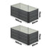 Livsip Raised Garden Bed Kit Instant Planter Galvanised Steel 320x80x73CM-Garden Beds-PEROZ Accessories