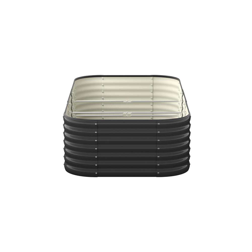 Livsip 9-IN-1 Raised Garden Bed Modular Kit Planter Oval Galvanised Steel 56CM H-Garden Bed-PEROZ Accessories