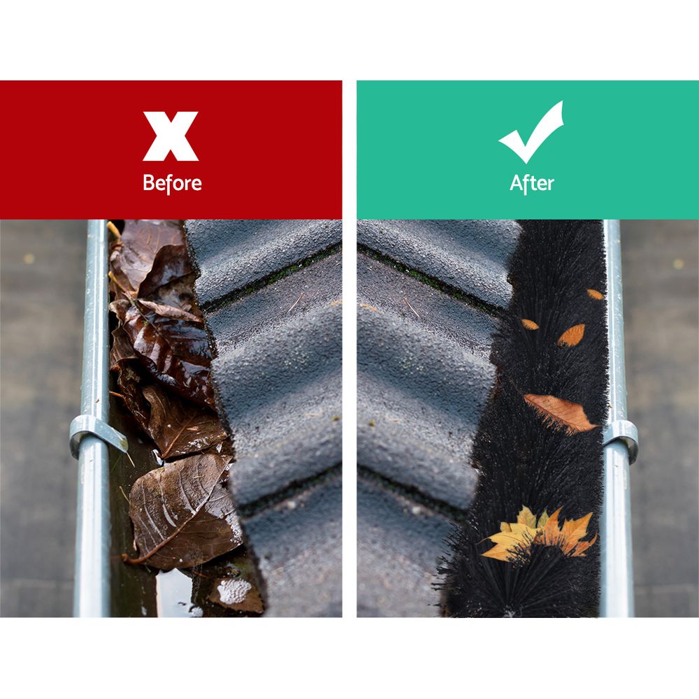 Gardeon Gutter Guard Brush 16M 92X10cm 18PCS-Home & Garden > DIY-PEROZ Accessories