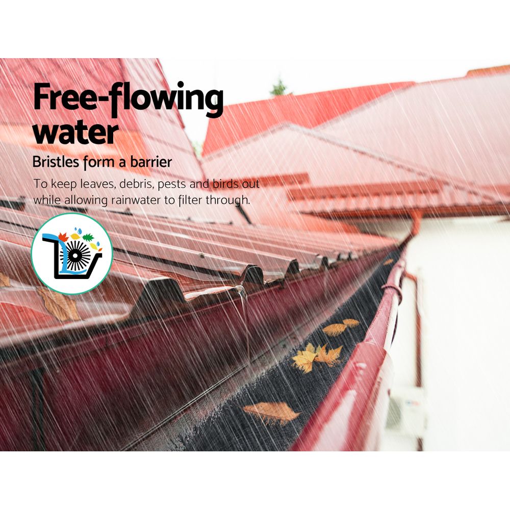 Gardeon Gutter Guard Brush 16M 92X10cm 18PCS-Home & Garden > DIY-PEROZ Accessories