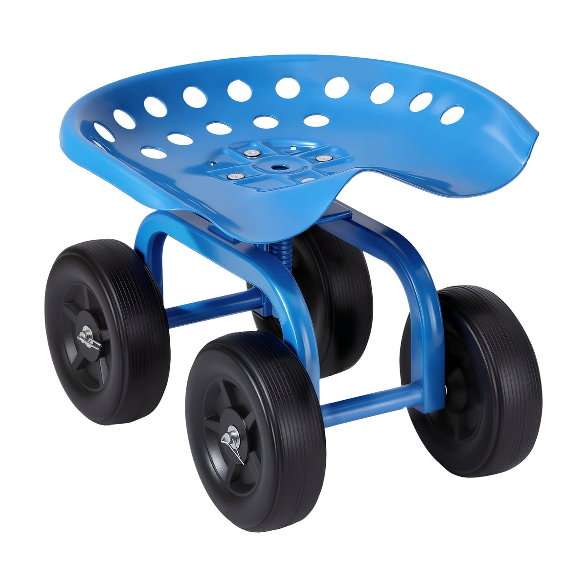 Gardeon Garden Seat 360 Swivel Rolling Adjustable Height Work Scooter Cart Wheels Heavy Duty 150kg-Baby & Kids > Kid&