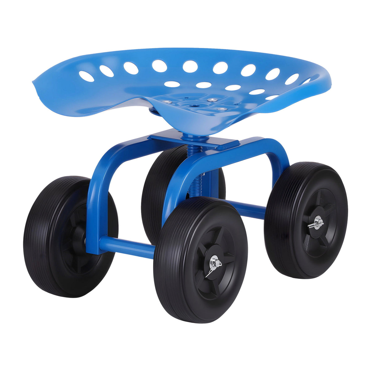 Gardeon Garden Seat 360 Swivel Rolling Adjustable Height Work Scooter Cart Wheels Heavy Duty 150kg-Baby & Kids > Kid&