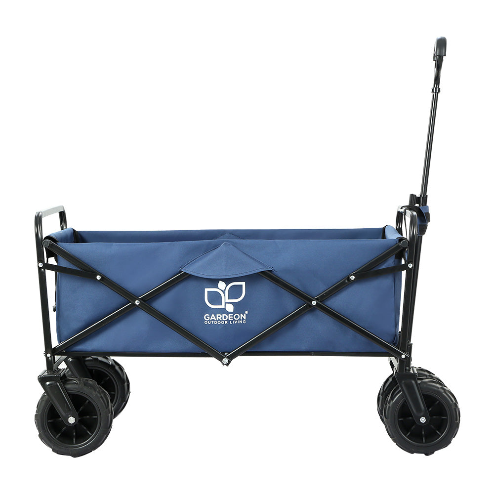 Gardeon Garden Cart Folding 120kg Trolley Camping Wagon Barrow Outdoor Beach-Garden Cart-PEROZ Accessories