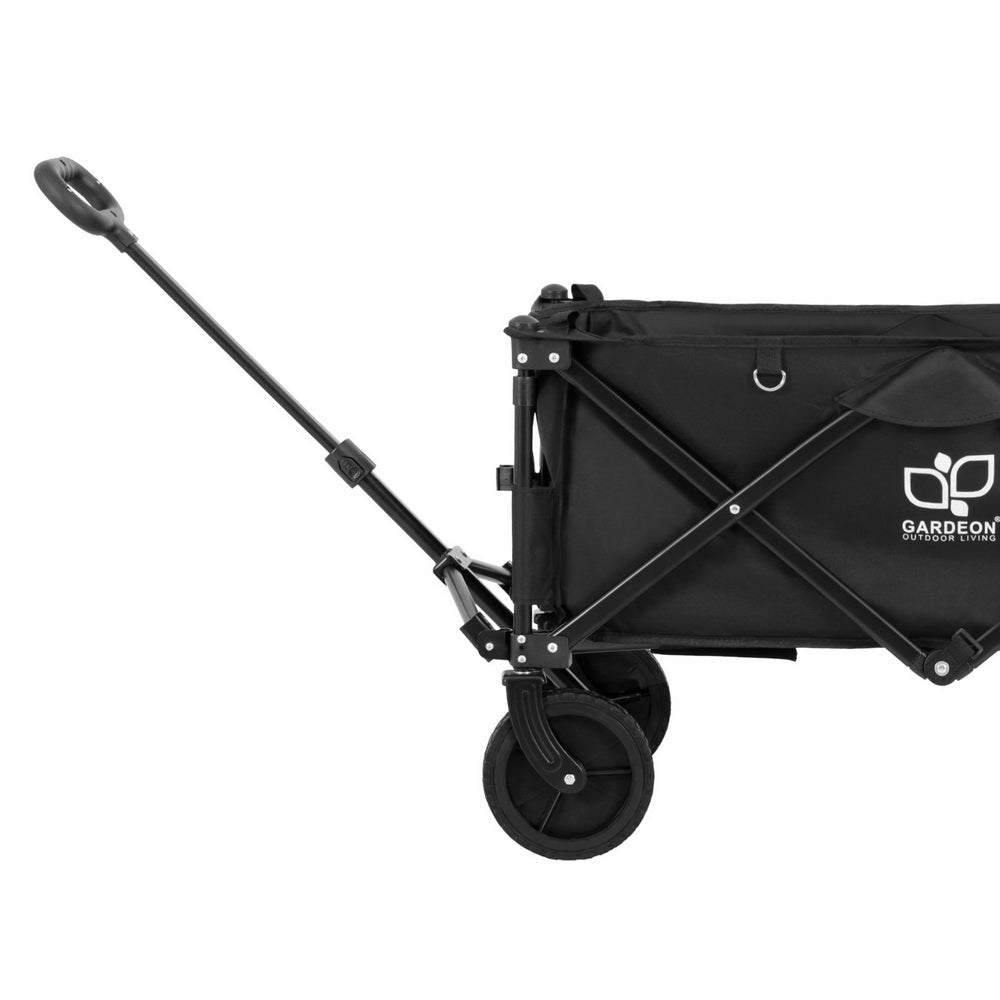 Gardeon Garden Cart with Opening Rear Black-Furniture > Dining > Kitchen & Dining Trolleys-PEROZ Accessories