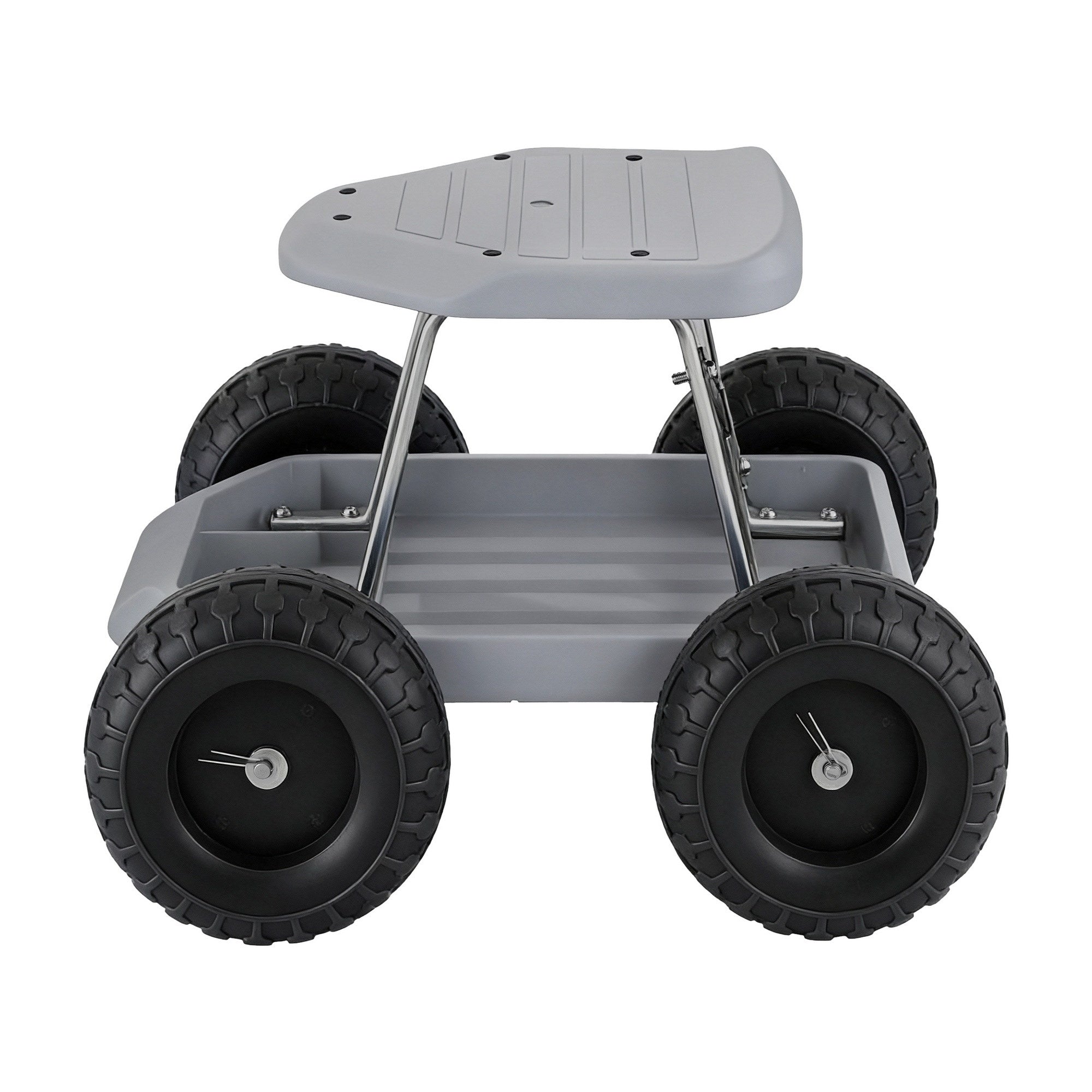 Gardeon Garden Cart Seat with Wheels, Rolling Work Stool with Tool Storage Tray, 440lbs (200kg) Heavy Duty Capacity Garden Stool for Outdoor Yard Work, Car Detailing, and Garage Maintenance, Grey/Black-Baby & Kids > Kid&