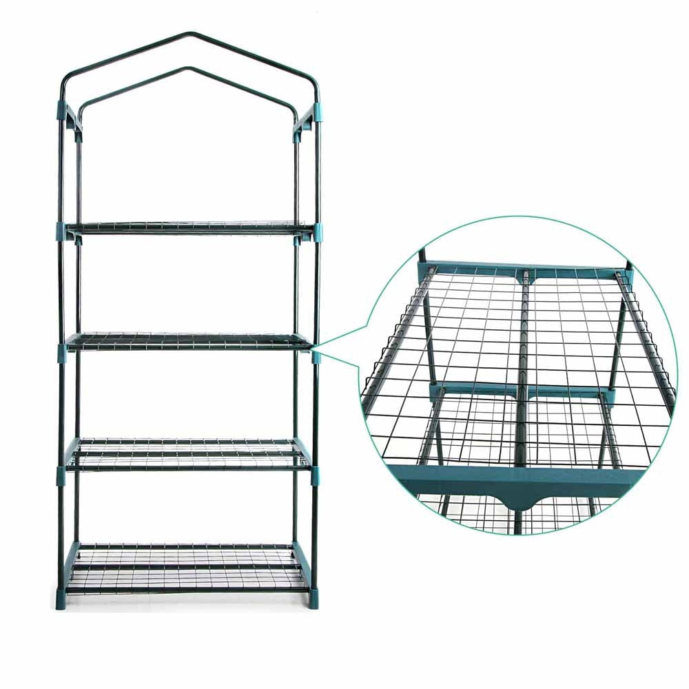 Green Fingers Greenhouse 4 Tiers Mini Green House Garden Bed Planter Box 1.6x0.7x0.5M-Home & Garden > Green Houses-PEROZ Accessories