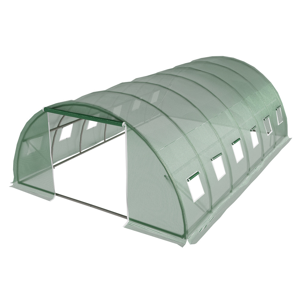 Green Fingers Greenhouse 6x4x2M Walk in Green House Tunnel Plant Garden Shed Dome-Home & Garden > Green Houses-PEROZ Accessories