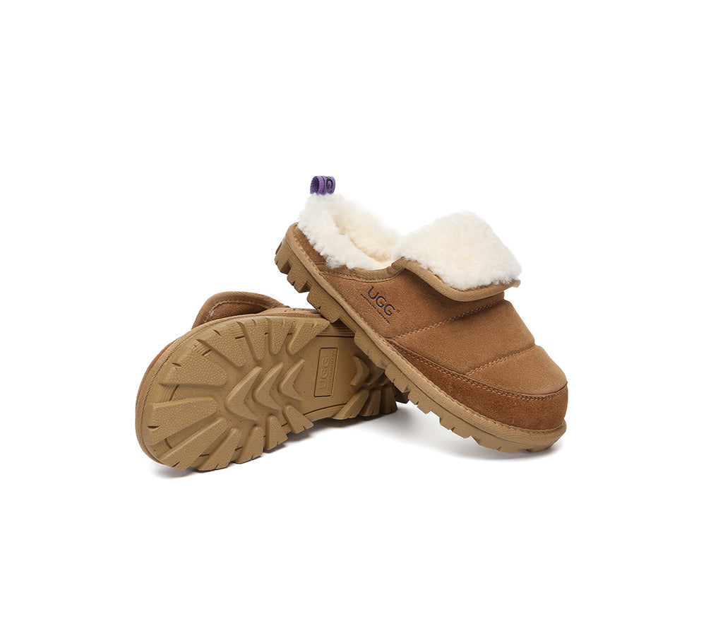 AUSTRALIAN SHEPHERD® UGG Slippers Sheepskin Wool Theia-PEROZ Accessories