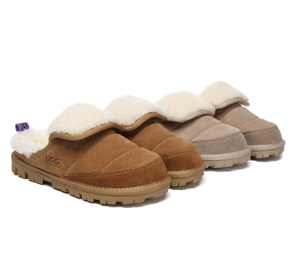 AUSTRALIAN SHEPHERD® UGG Slippers Sheepskin Wool Theia-PEROZ Accessories