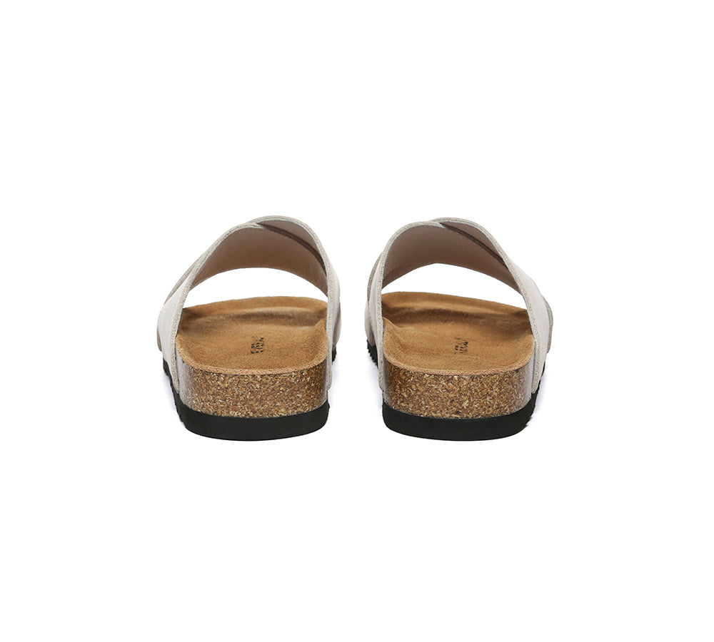 EVERAU® Women Slides Leather Crossover Summer Croia-PEROZ Accessories