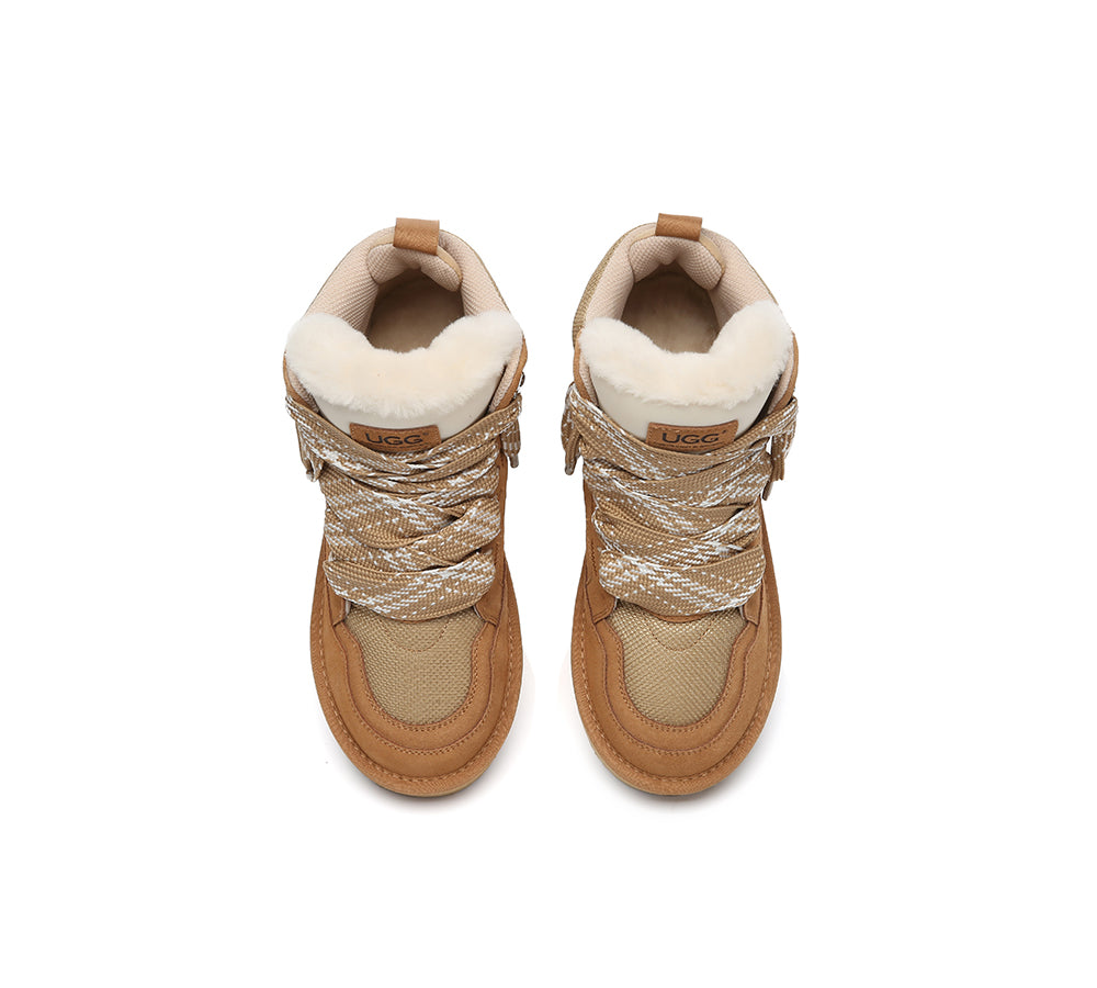 AUSTRALIAN SHEPHERD® UGG Boots Women Lace Up Ankle Platform Samir-PEROZ Accessories