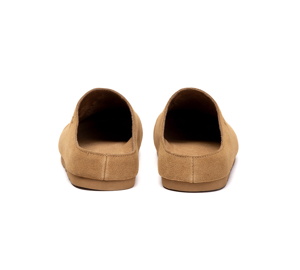 AUSTRALIAN SHEPHERD Unisex Suede Slip On Casual Mules Marven