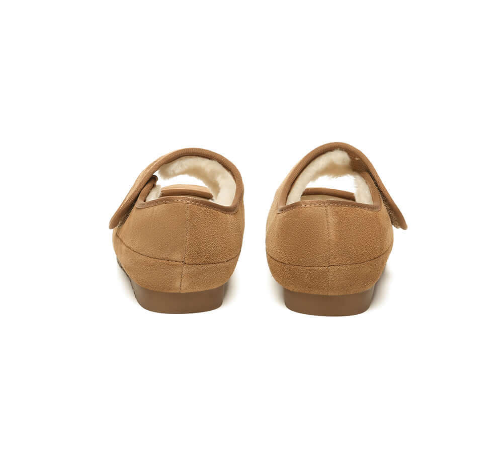 AUSTRALIAN SHEPHERD® UGG Slippers Sheepskin Wool Adjustable Strap Mary Jane Millie-PEROZ Accessories