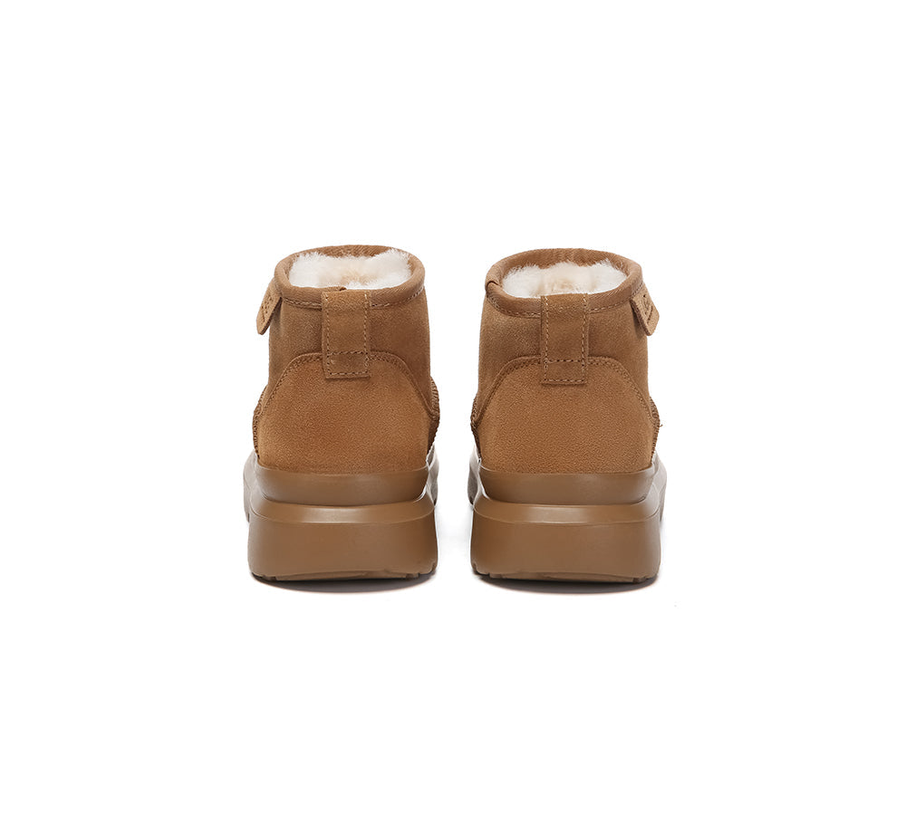 Australian Shepherd® UGG Boots Sheepskin Wool Ankle Chunky Platform Harrison-PEROZ Accessories