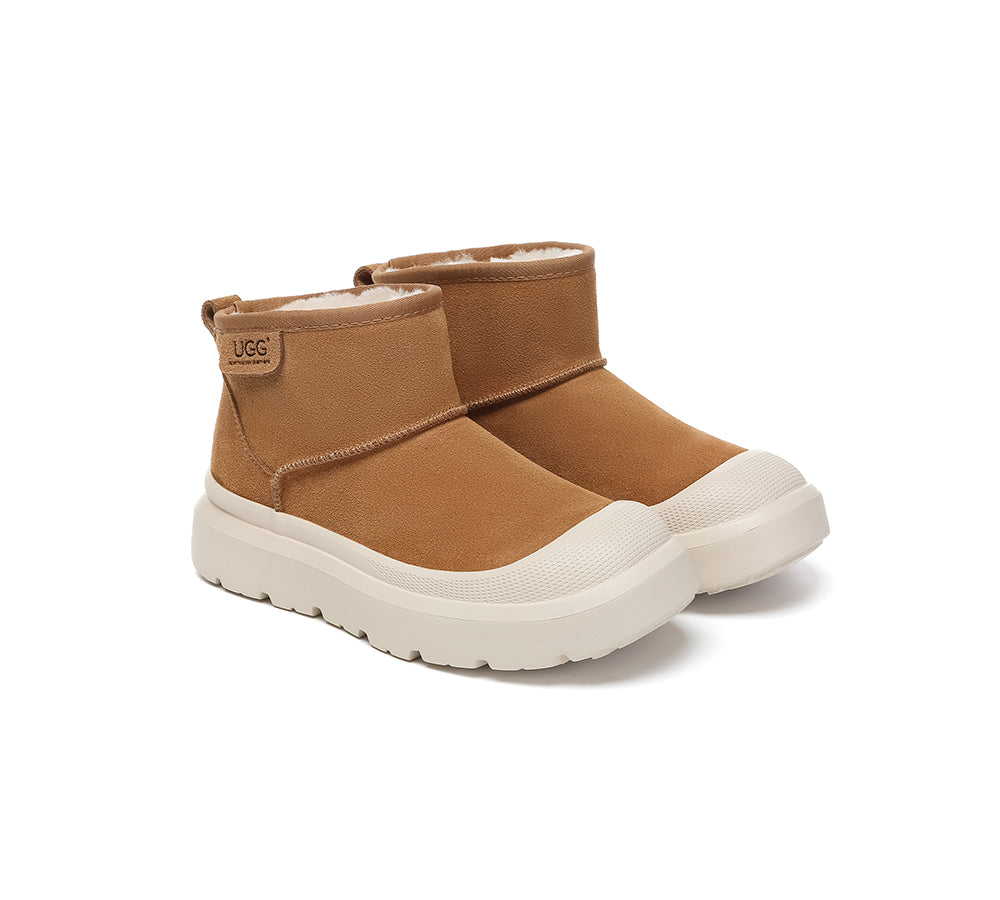 Australian Shepherd® UGG Boots Sheepskin Wool Ankle Chunky Platform Harrison-PEROZ Accessories