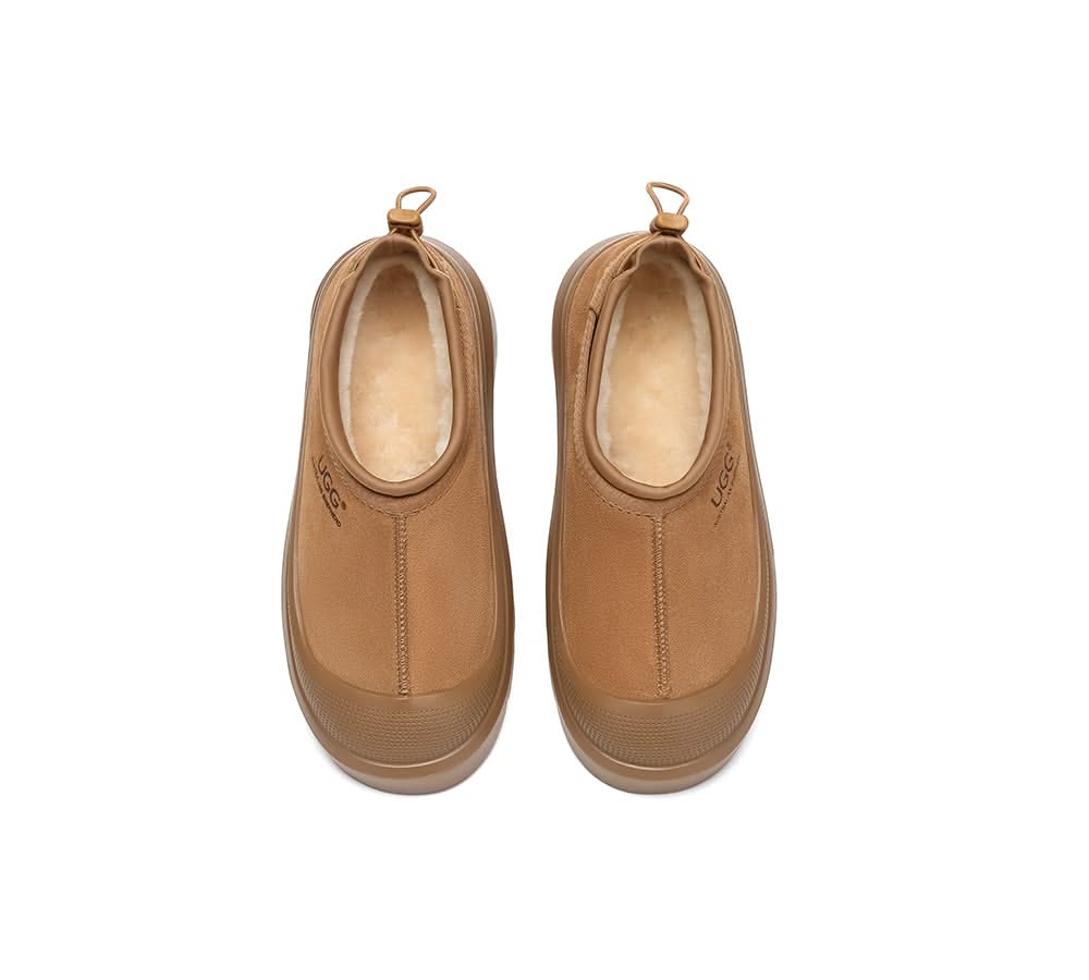 Australian Shepherd® UGG Slippers Sheepskin Wool Drawstring Harlow-PEROZ Accessories