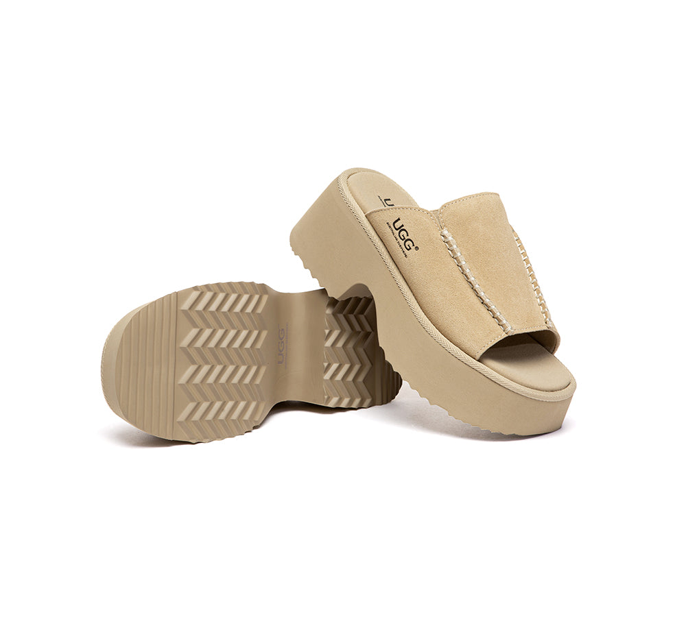 AUSTRALIAN SHEPHERD Women Chunky Platform Sandals Haive