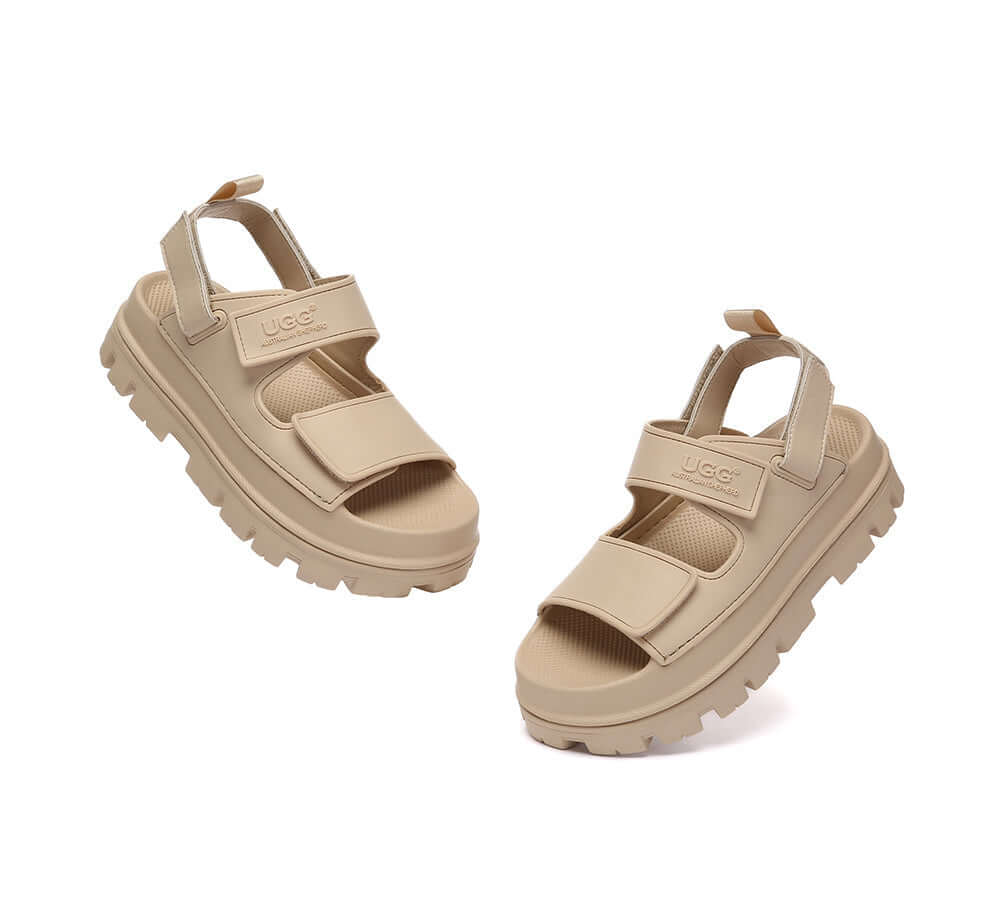 AUSTRALIAN SHEPHERD® Women Adjustable Strap Slingback Chunky Platform Sandals Beatia-PEROZ Accessories