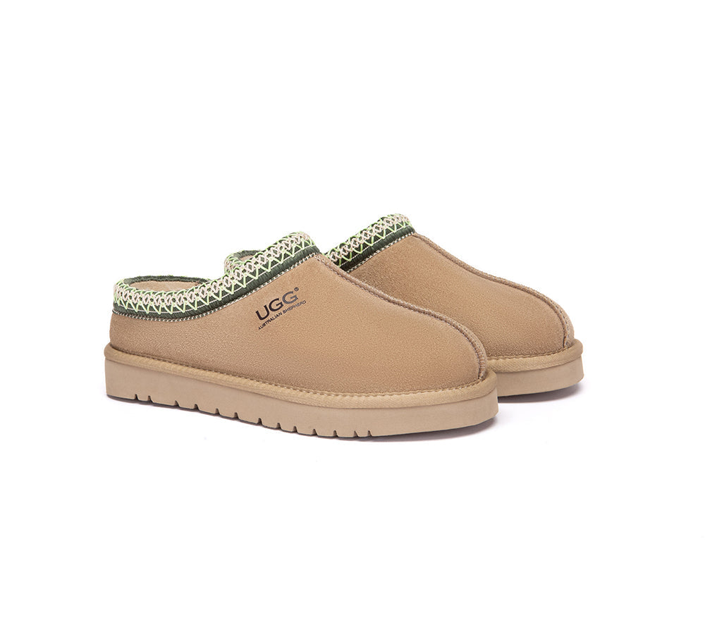 AUSTRALIAN SHEPHERD UGG Slippers Sheepskin Wool Ankle Multi-color Tazzy Tay